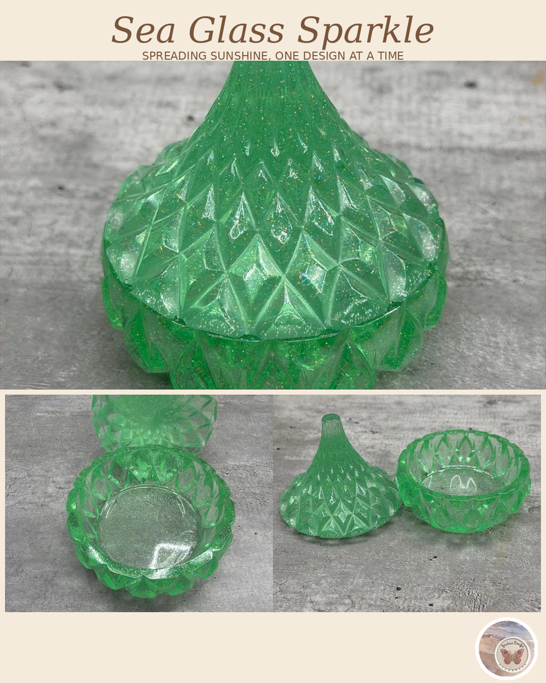 Resin Hershey Kiss Jar