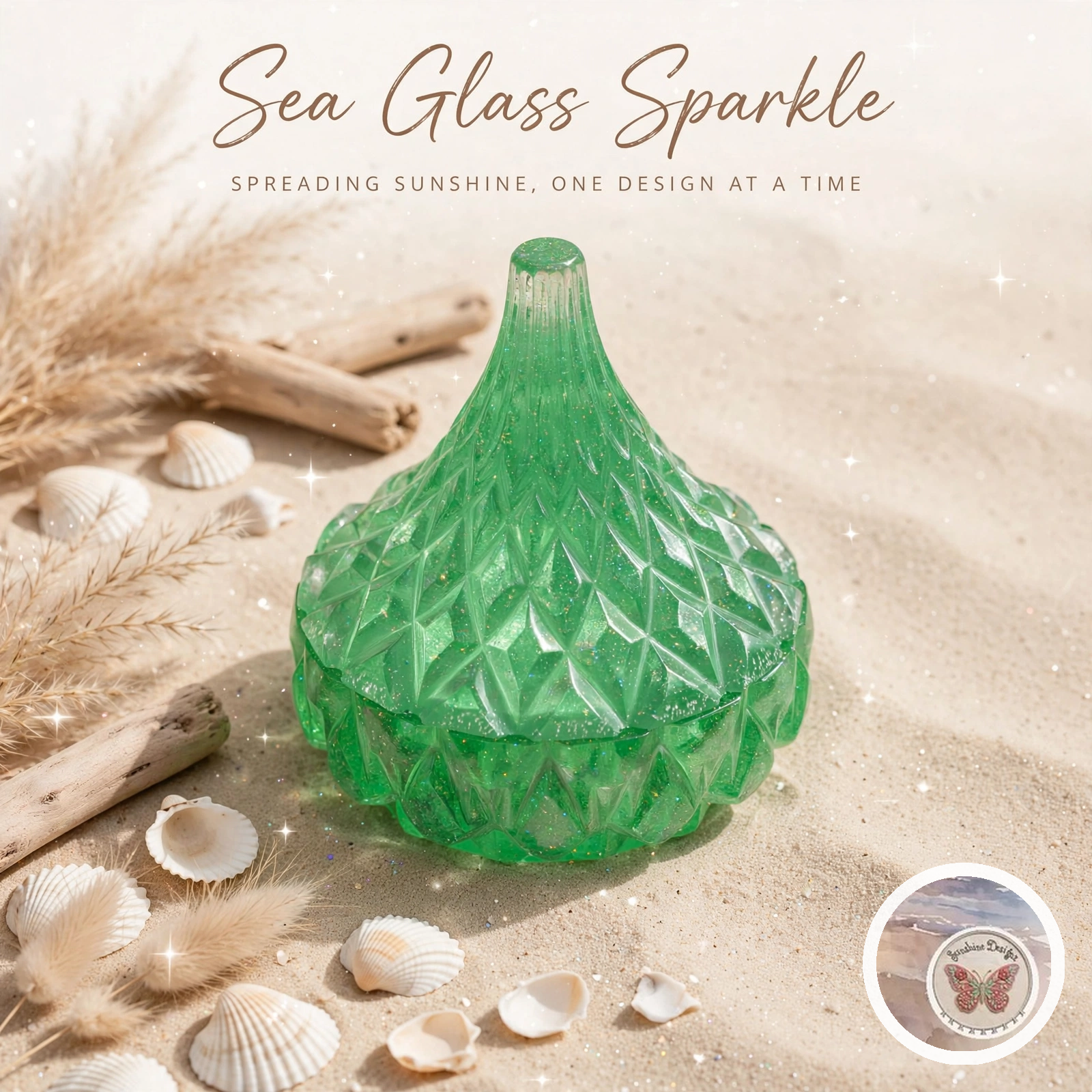 Resin Hershey Kiss Jar