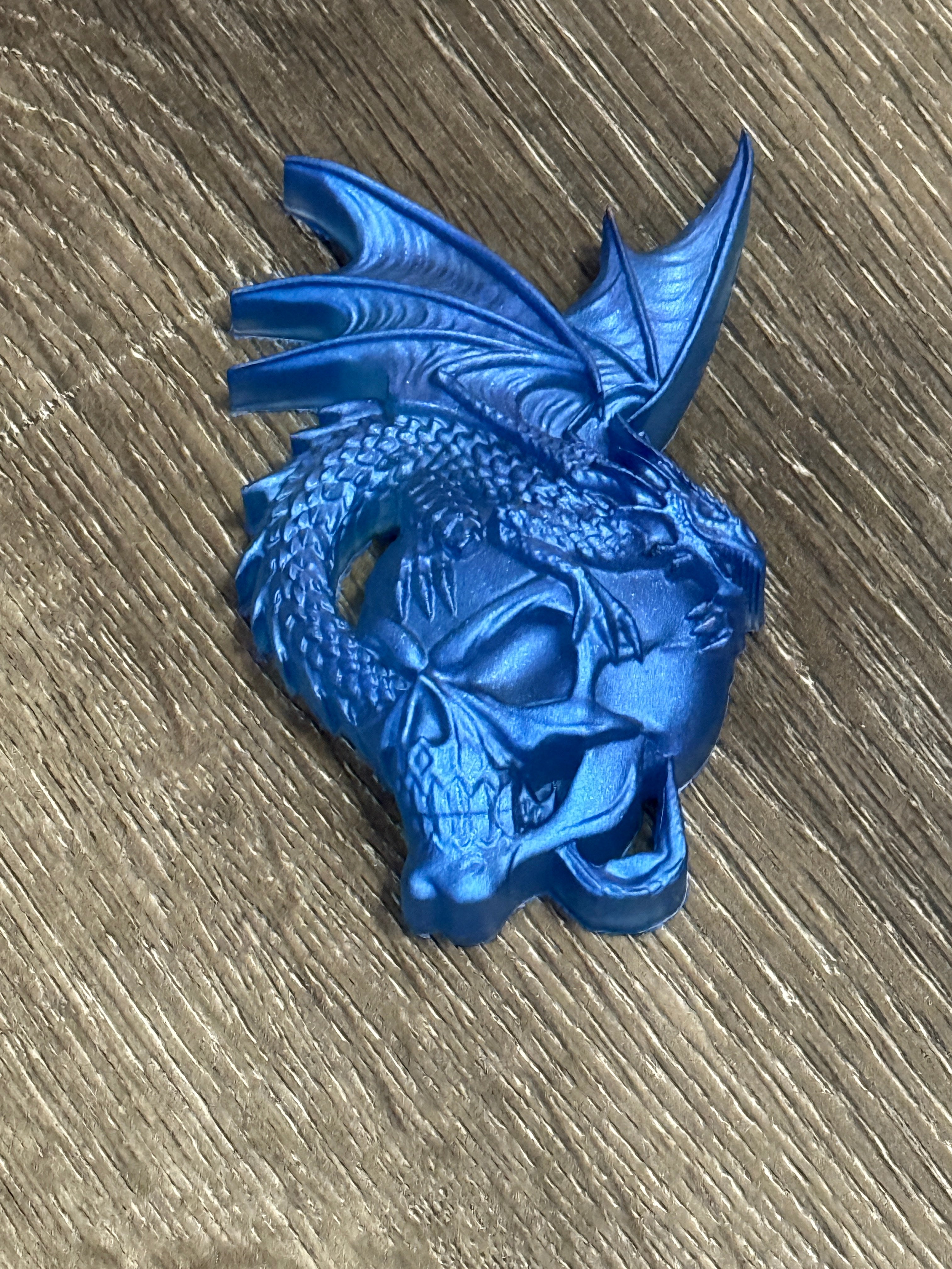 Dragon on Skull