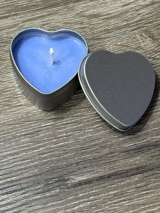 Candles - Heart Shaped Tin