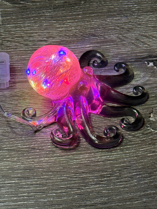 Octopus Figurine w/ Fairy Lights