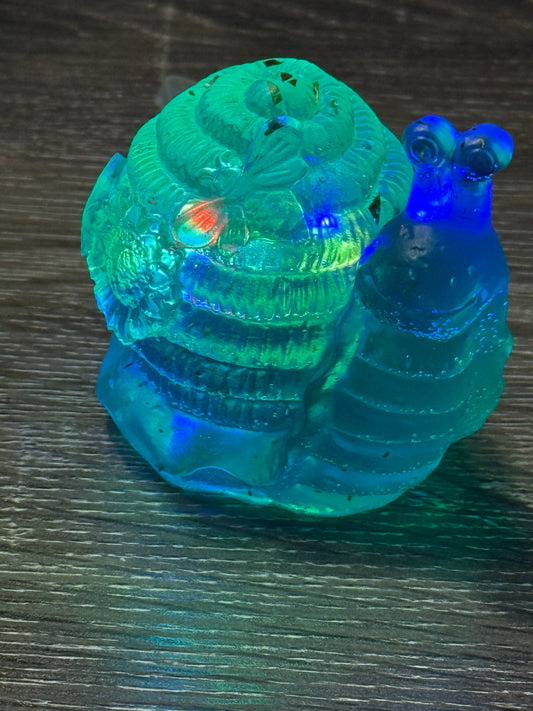 Honeycomb Snail w/ Fairy Lights