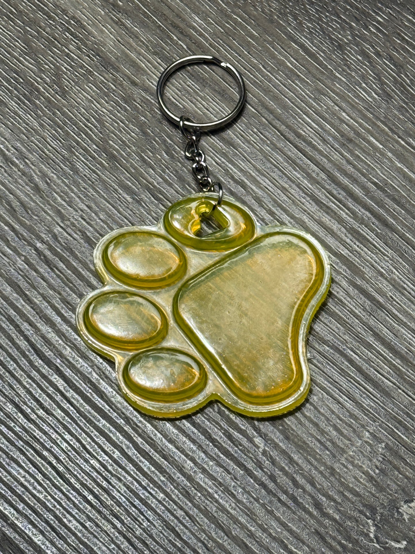 Paw Print Keychain