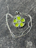 Sakura Bloom Pendant Necklace - Yellow series