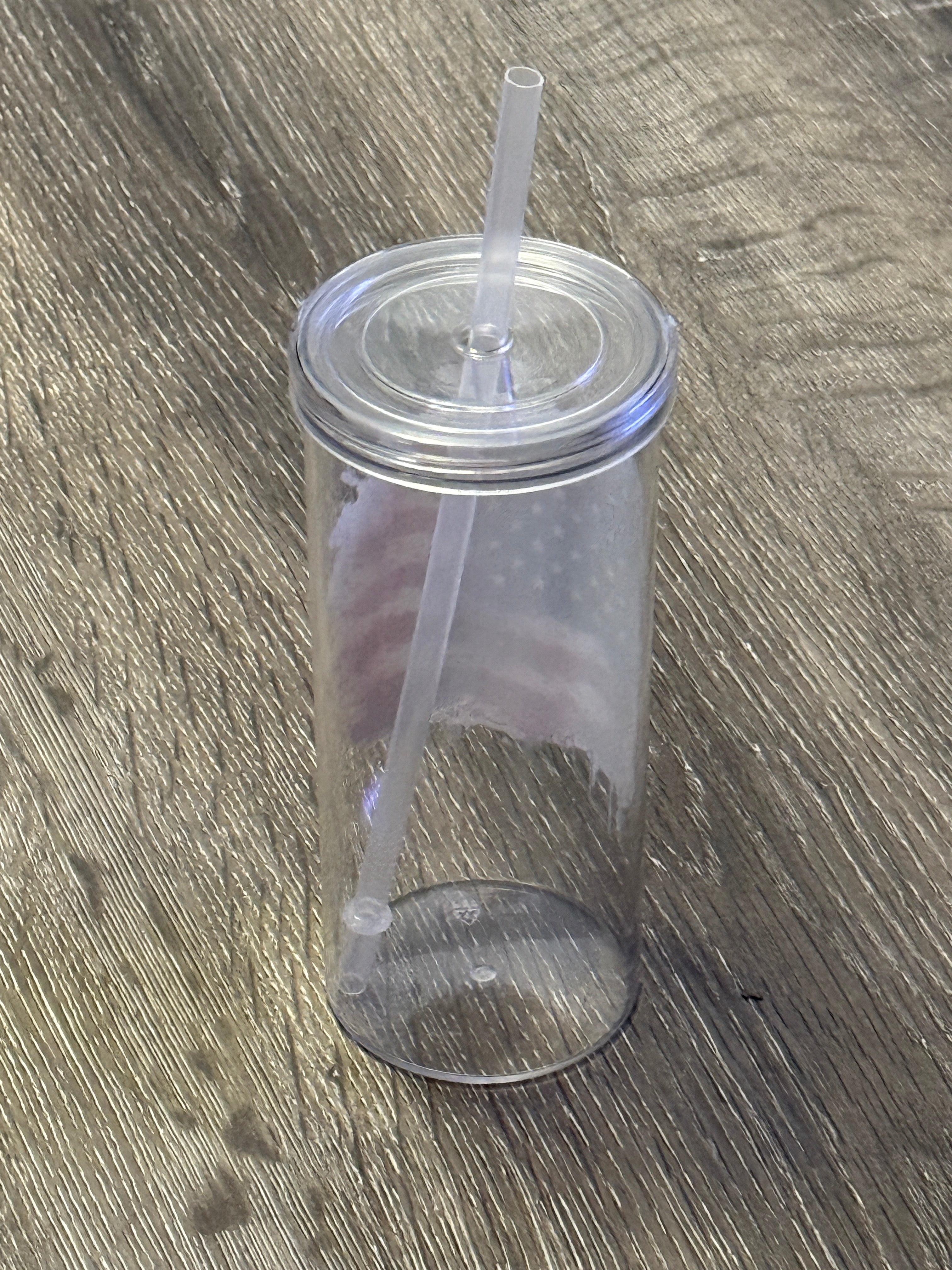 Freedom Cup - 20 oz reusable plastic cup with lid and straw