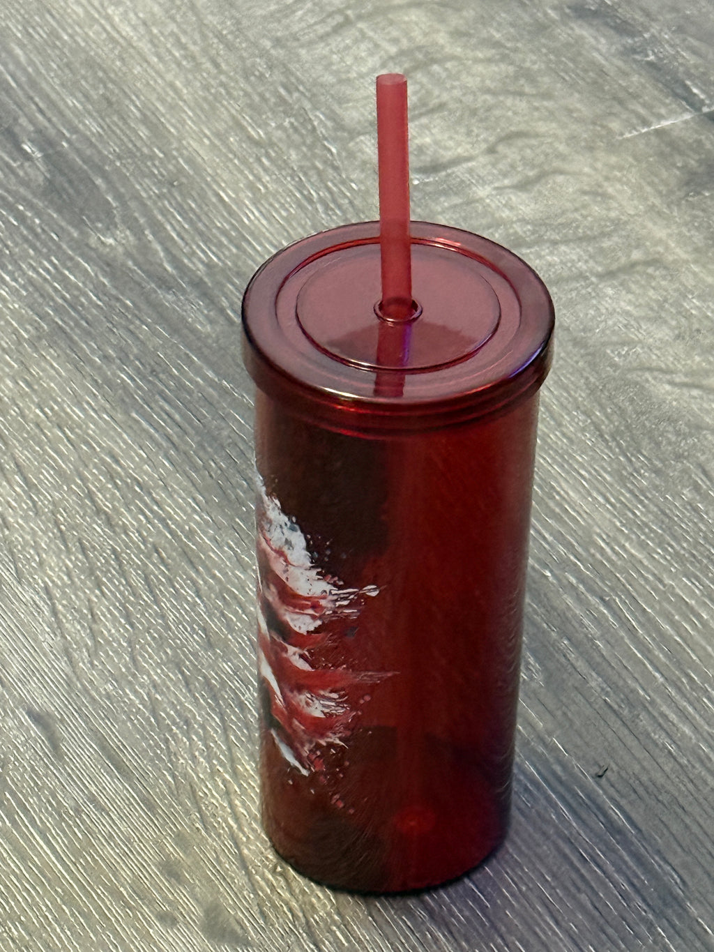 Freedom Cup - 20 oz reusable plastic cup with lid and straw