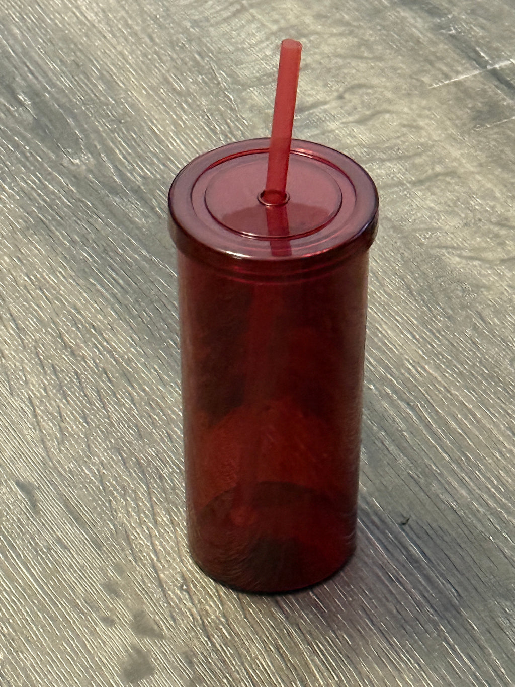 Freedom Cup - 20 oz reusable plastic cup with lid and straw