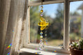 Bee sun catcher with rainbow light